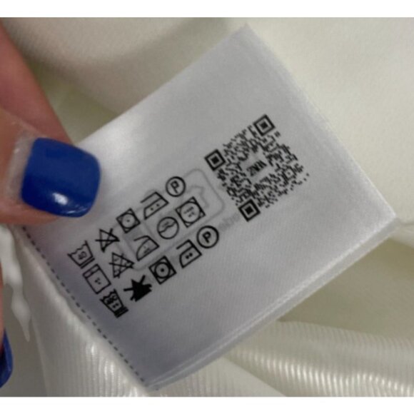 Zara Womens Blazer Suit Jacket L Large White Fitted Waist 2010/810 NWT - Picture 13 of 16